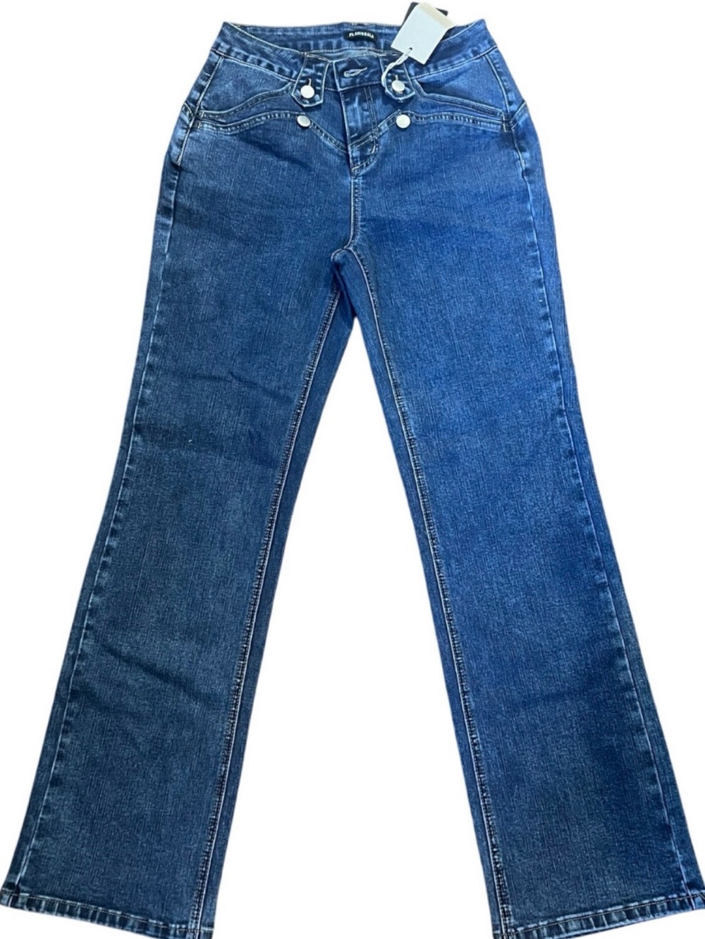 Classic Women's Blue Jeans with Sculpting Seams New with Tags Small